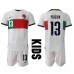 Tanie Strój piłkarski Portugalia Danilo Pereira #13 Koszulka Wyjazdowej dla dziecięce MŚ 2022 Krótkie Rękawy (+ szorty)